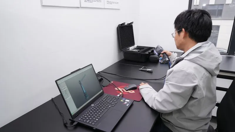 imagen de escáner 3D de laboratorio