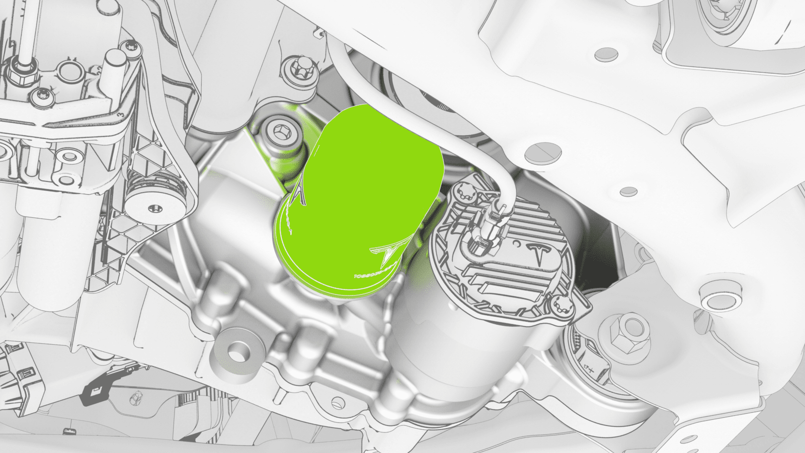 Tesla Oil Filter Wrench for Drive Unit Maintenance | VIKTEC 4 Tesla Oil Filter Removal Tool for EV Maintenance and Repair
