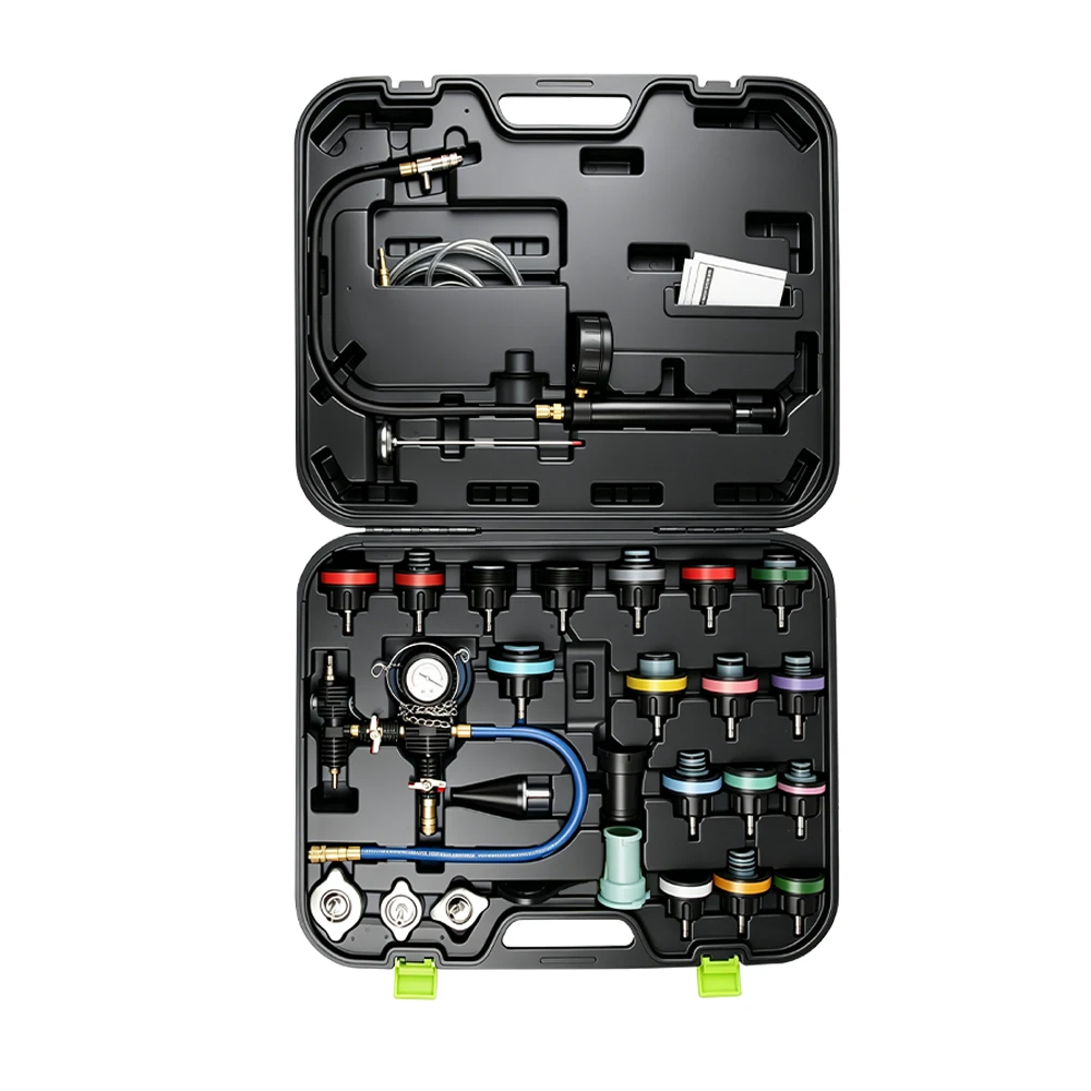 28PC Cooling System Pressure Tester and Vacuum Purge Master Kit 6 28pcs cooling system pressure tester vacuum purge master kit