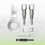 Outils de maintien du volant moteur, de verrouillage du vilebrequin et de réglage de l'arbre à cames pour les moteurs diesel Alfa Romeo et Fiat 1.9 et 2.4 JTD