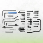 Universelles Motor-Zeitwerkzeug-Kit mit Komponenten einschließlich Verriegelungsstiften, Einstellstangen, Haltewerkzeugen, Spannwerkzeugen und Einstellzubehör