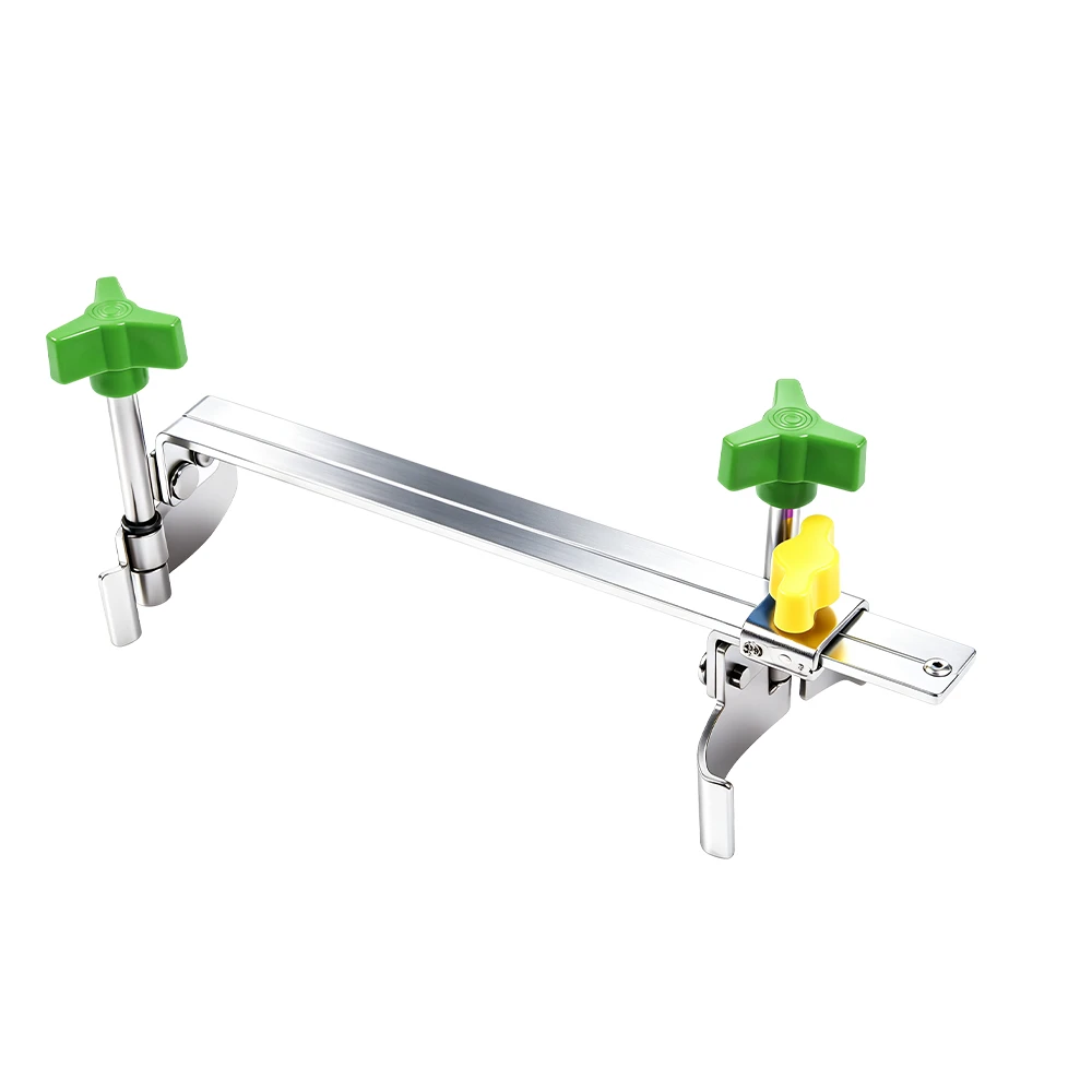 VT01101 universal overhead valve spring compressor tool with adjustable support bar and screw handles for engine valve service