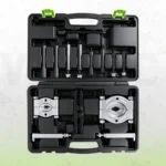 VIKTEC bearing separator and puller tool kit with splitter plates, puller legs, extension rods and carrying case