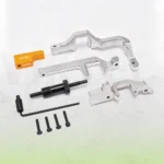 Automotive camshaft and crankshaft timing alignment tool set with locking fixtures, tensioner tool and mounting bolts