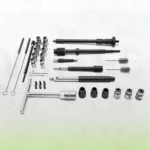 Kit de ferramentas de corte e limpeza de assentos de injetores a diesel VIKTEC com reamers, hastes guia, escovas e cabo em T