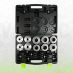 VIKTEC universelles Werkzeugset zum Entfernen und Einsetzen von Lagern und Buchsen mit Presshülsen, Gewindestangen und Adaptern in einem Tragekoffer
