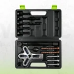 Harmonic balancer and crankshaft pulley puller tool set