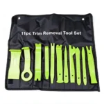 VIKTEC 11PC automotive trim removal tool set for removing door panels dashboard clips moldings and interior trim without surface damage