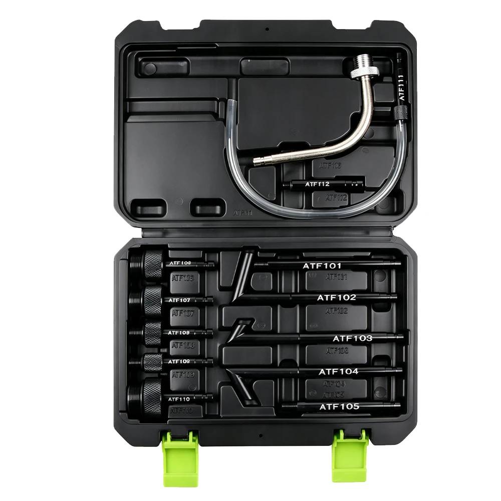 Conjunto de 13 adaptadores VIKTEC para enchimento de fluido de transmissão ATF para manutenção de sistemas de transmissão automática selados