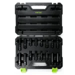 VIKTEC 16PC locking wheel nut master key socket set for removing factory and aftermarket locking lug nuts during automotive wheel service