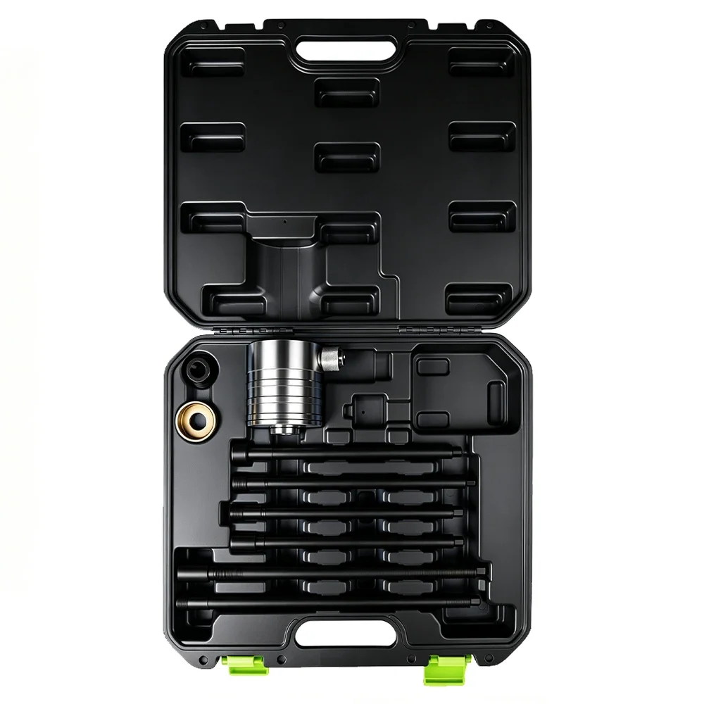 Kit de atualização hidráulica 5 para removedor de injetor diesel 17T Kit extrator hidráulico de injetor diesel VIKTEC de 17 toneladas para remoção de injetores common rail travados, incluindo aplicações Delphi Mercedes BMW e Renault