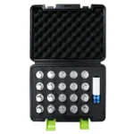 VIKTEC VT13008 21PC locking wheel nut key socket set with multiple anti-theft wheel lock keys for automotive wheel service