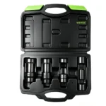 VIKTEC 4PC 1/2 inch drive European type sensor socket set for removing and installing automotive oxygen lambda and other vehicle sensors