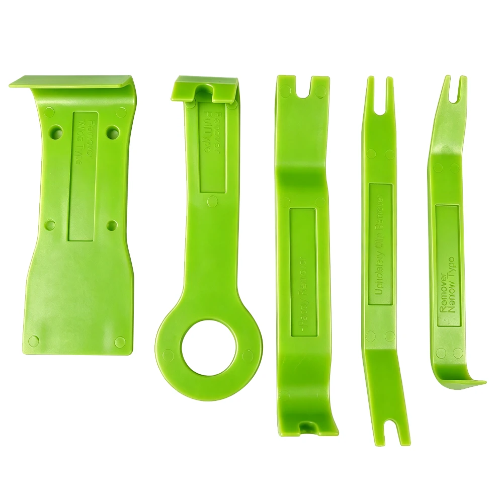 5PC Plastic Automotive Trim Removal Tool Set 6 VIKTEC 5-piece plastic car trim removal tool set for door panels, clips and interior trim