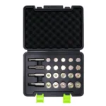 VIKTEC VT01072 64PC oil drain plug thread repair kit with taps replacement plugs and sealing washers