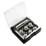 Jeu de réparation de filetage de carter d'huile M15 VIKTEC 7PC avec taraud et bouchons de vidange de remplacement pour réparer les filetages endommagés du bouchon de vidange du carter d'huile