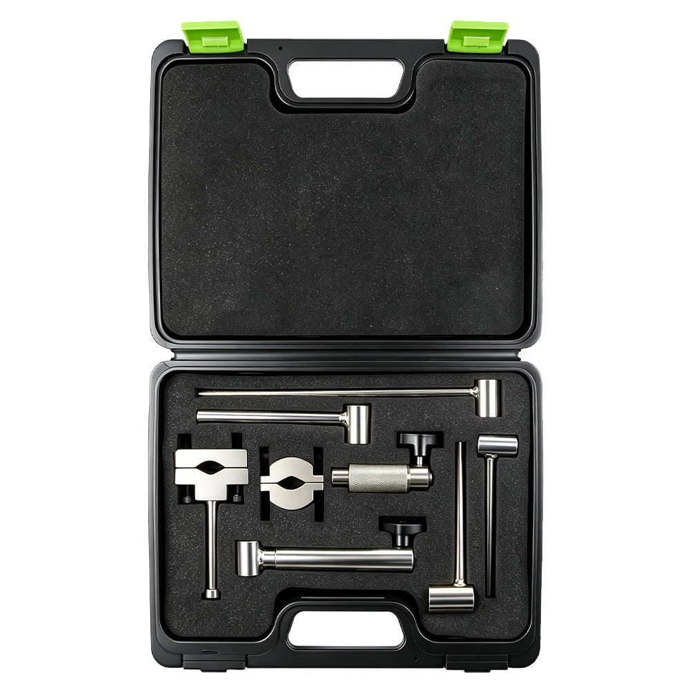 9PC Track Rod Setting Tie Rod Adjustment Tool Kit 6 VIKTEC 9PC track rod setting tool kit for removing replacing and accurately adjusting automotive tie rod ends during steering repair