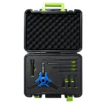 VIKTEC VT01597G adjustable 3-jaw harmonic balancer puller kit with forcing rods for crankshaft damper and pulley removal