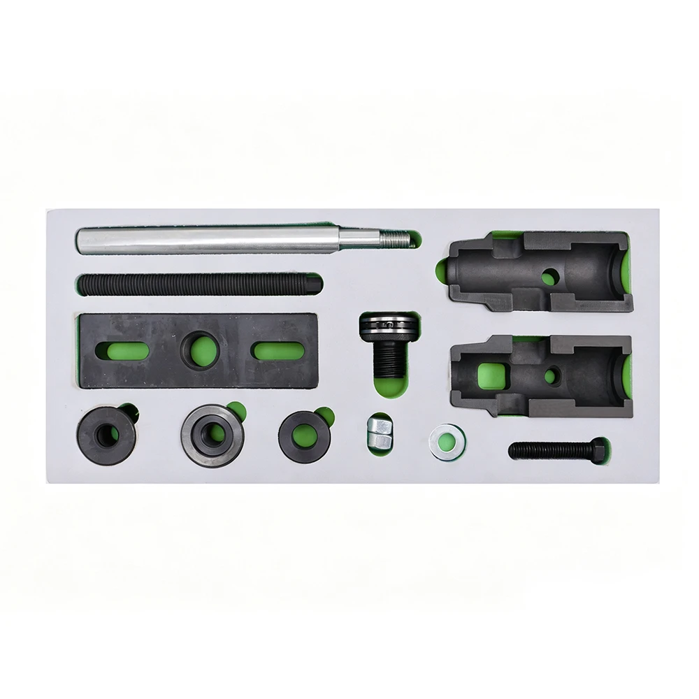 VIKTEC VT18330 diesel injector puller tool kit for removing injectors from Ford 2.0 EcoBlue diesel engines during professional engine service.