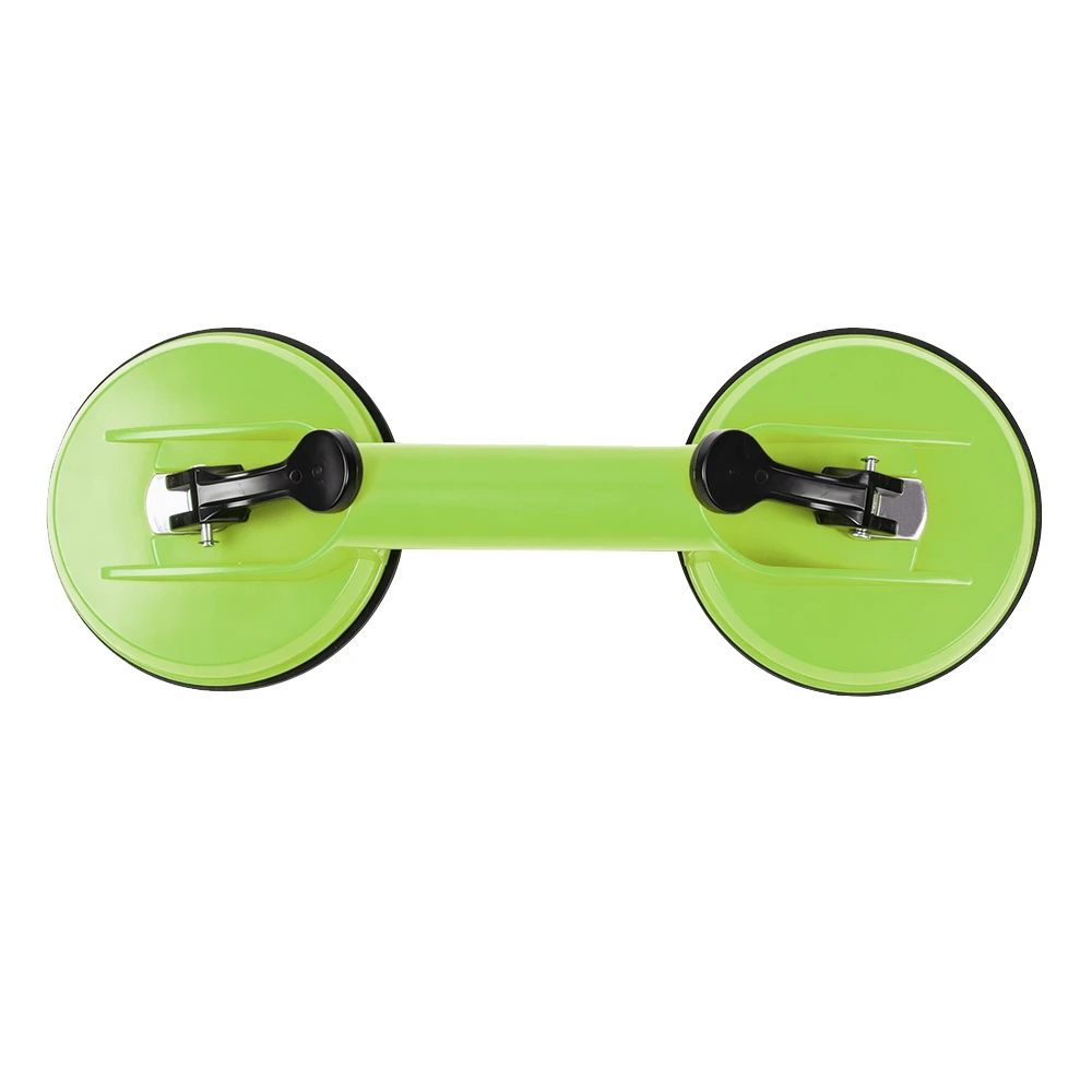 Ventosa de doble cabeza 118mm 5 Herramienta VIKTEC de doble ventosa para manipular vidrio automotriz, parabrisas, espejos y otras superficies lisas no porosas