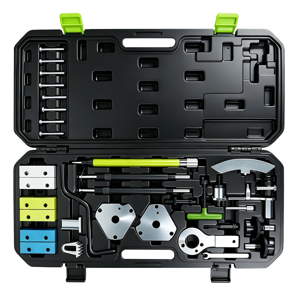 VIKTEC engine timing tool kit for Fiat and Alfa Romeo petrol and diesel engines including 1.2 1.4 1.6 1.8 16V and 1.9D JTD applications