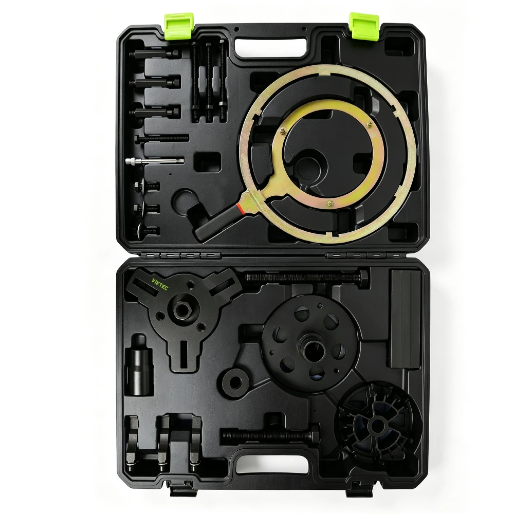 Ford DPS6 Dual Clutch Removal Installation Reset Tool Kit 5 VIKTEC VT17385 dual clutch transmission removal and installation tool kit for Ford DPS6 DCT dry clutch removal installation and reset service