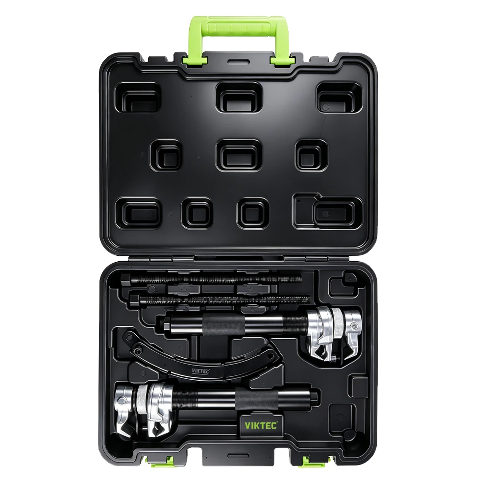 5PC Heavy Duty Coil Spring Compressor Tool Set 1200kg 5 VIKTEC VT13725 10PC diesel injector removal adapter set for removing stuck and seized common rail fuel injectors during engine repair