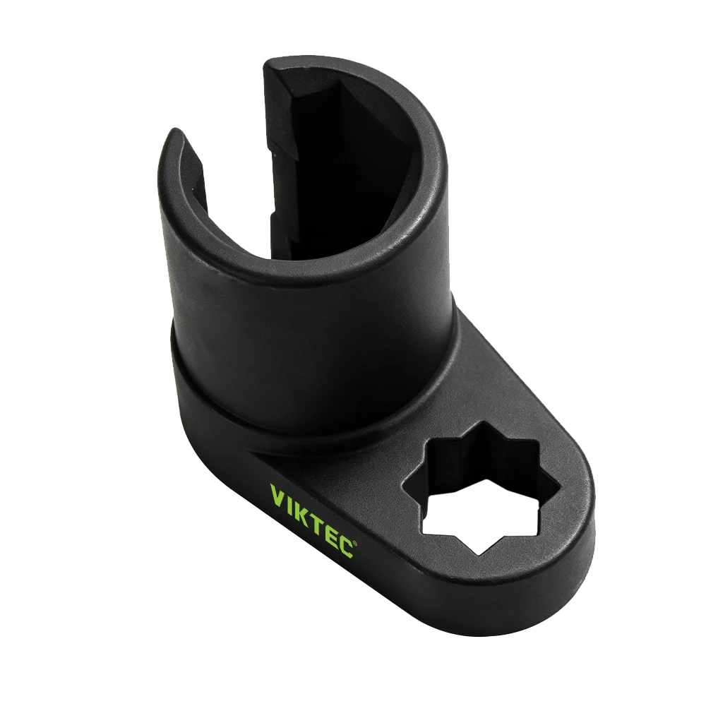 Offset Oxygen Sensor Socket Wrench 22mm 1 VIKTEC VT01152 oxygen sensor socket wrench with slotted socket design for removing and installing automotive oxygen sensors