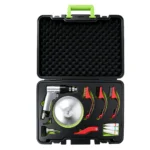 VIKTEC VT14088C pneumatic tire repair buffer tool kit with air grinder, brushes, scraper and accessories for tire inner liner cleaning and repair preparation