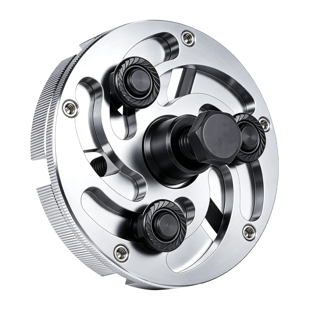 Universal Camshaft Crankshaft Pulley Puller 42-82mm 2 VIKTEC universal camshaft and crankshaft pulley puller tool for removing automotive timing pulleys during engine repair and timing service