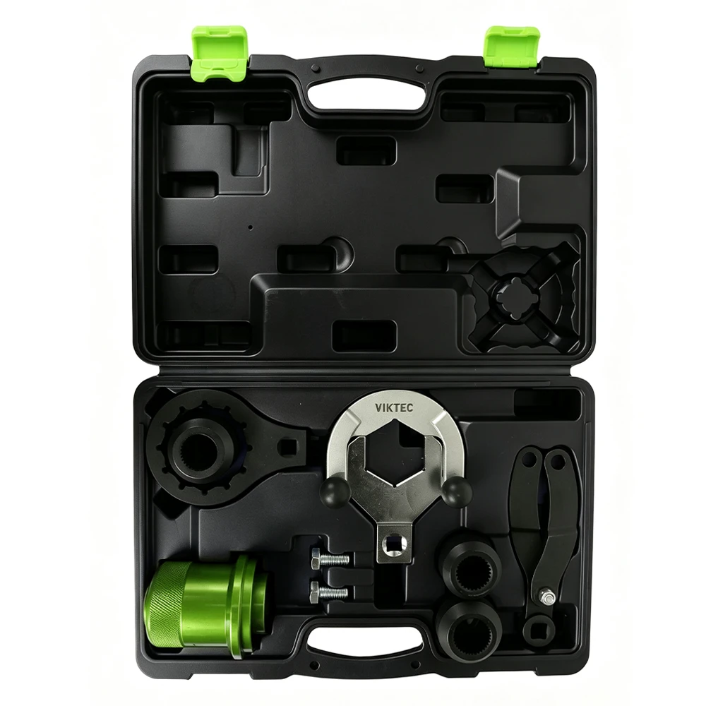 BMW Rear Drive Axle Differential Removal Tool Kit 4 VIKTEC automotive oil filter wrench removal tool kit with filter cap wrenches and adjustable tools for engine oil filter service