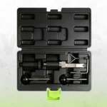 VT01581C VAG 1.2–2.0 TDI engine timing tool kit in an open case on a light textured background