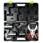 Conjunto aberto VIKTEC de 10 peças para serviço de anéis de pistão, com cintas de compressor de anéis, alicates expansores de anéis de pistão, limpador de canaletas e ferramentas de ajuste.