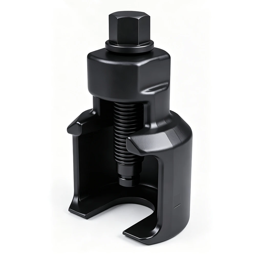 Heavy Duty Truck Ball Joint Separator for Steering Service 4 VIKTEC 39mm heavy-duty ball joint remover with a reinforced U-shaped body and threaded pressure screw for commercial truck suspension service.