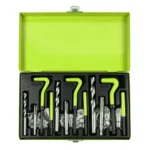 Open VIKTEC 88-piece thread repair kit for M6 x 1.0, M8 x 1.25 and M10 x 1.5 threads, including drills, taps, installation tools and inserts.