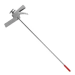 VIKTEC adjustable brake and clutch pedal depressor with a long support rod for holding automotive pedals during service and testing.