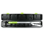 Open VIKTEC adjustable camshaft pulley holding tool with long lever, interchangeable pins and hook attachment for pulleys from 40mm to 220mm.