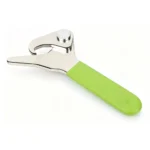 VIKTEC shock absorber preload adjusting tool with a hinged hook jaw and green comfort-grip handle.