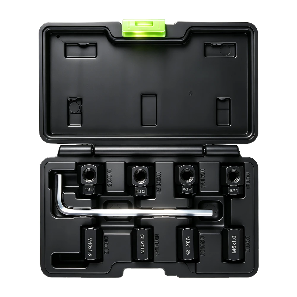 9-teiliges Werkzeugset zum Entfernen und Einsetzen von Stehbolzen für Motorreparaturen 4 VIKTEC VT01927 9-teiliges Set zum Entfernen und Einsetzen von Stehbolzen