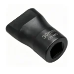 Adaptador de acionamento rápido preto de 30mm Cr-Mo para macaco tesoura, com encaixe quadrado de 1/2-inch para operar rapidamente macacos Toyota.