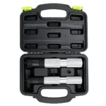 Open case containing two VIKTEC valve keeper removal and installation tools for servicing automotive engine valves.