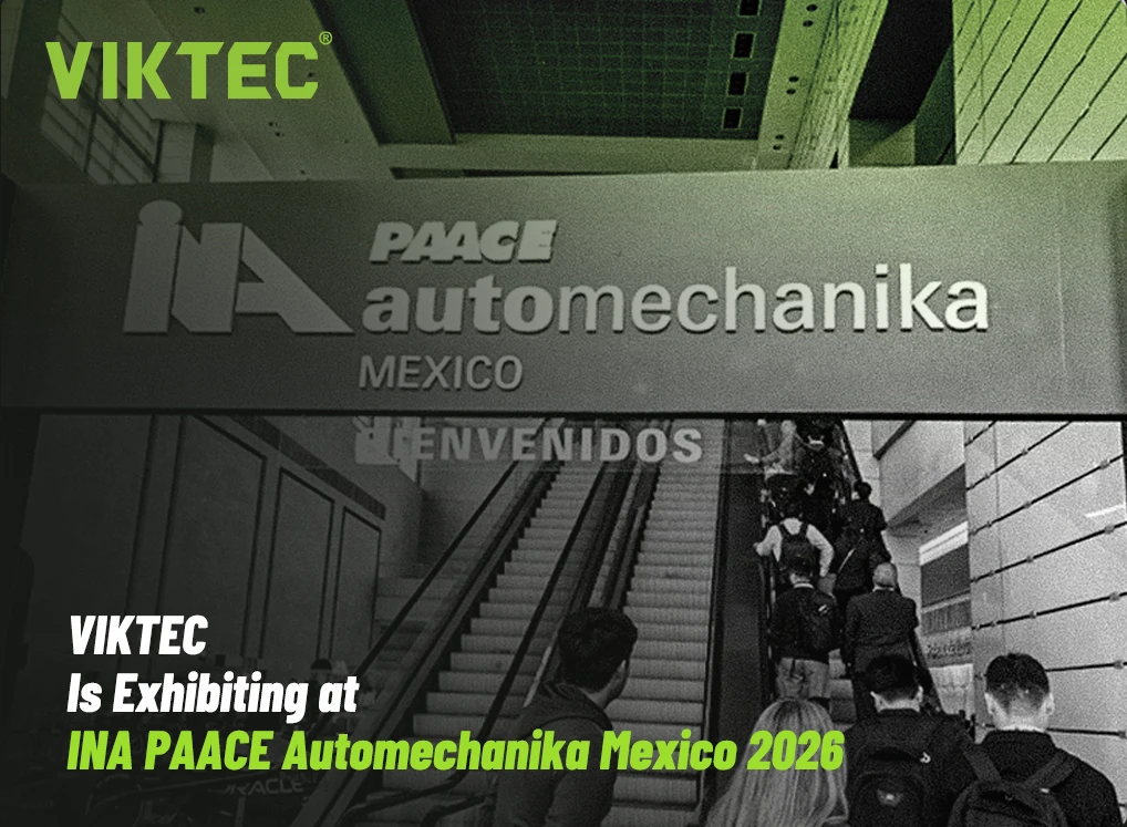 VIKTEC exhibiting automotive repair tools at INA PAACE Automechanika Mexico 2026
