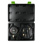 VIKTEC vacuum and fuel pump tester kit with pressure gauge hose and adapters for diagnosing automotive fuel pump and vacuum system faults