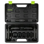 VIKTEC Ventilfederspanner-Werkzeugsatz mit U-Rahmen-Spanner, Adaptern und Einstellschrauben im Koffer