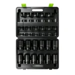 VIKTEC VT14109 12PC 3/4 inch drive deep impact socket set in 24-41mm sizes for trucks, commercial vehicles and heavy duty repair.
