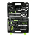 VIKTEC VT13108 15 piece universal brake service tool set with pliers, spring tools, sockets, brushes and hand tools for disc and drum brake maintenance.
