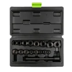 17PC universal clutch aligning tool set with pilot adapters and guide sleeves