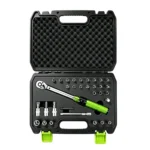 VIKTEC VT19193 32PC 1/4 inch drive 5 to 25Nm torque wrench set with sockets and bits for bicycle and motorcycle maintenance.