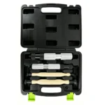 VIKTEC VT18899B 4PC valve spring keeper remover and installer tool set for removing and installing valve collets and keepers during cylinder head and engine valve service.