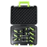 VIKTEC VT20332 8PC professional screwdriver set with slotted and Phillips screwdrivers, ergonomic handles and portable storage case.